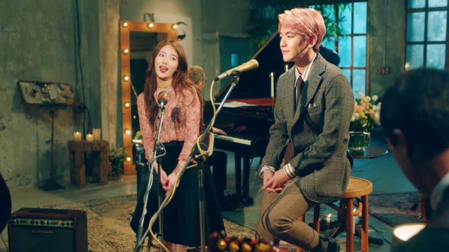 Suzy de Miss A et Baekhyun d'EXO lancent un clip de 