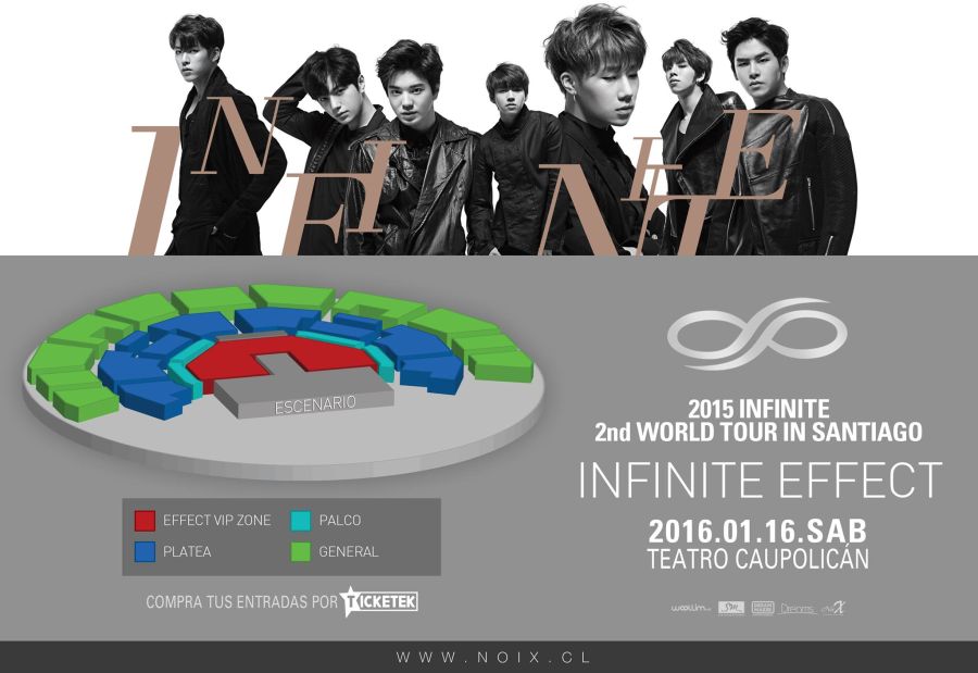 INFINITE n'a plus de billets pour le concert au Chili