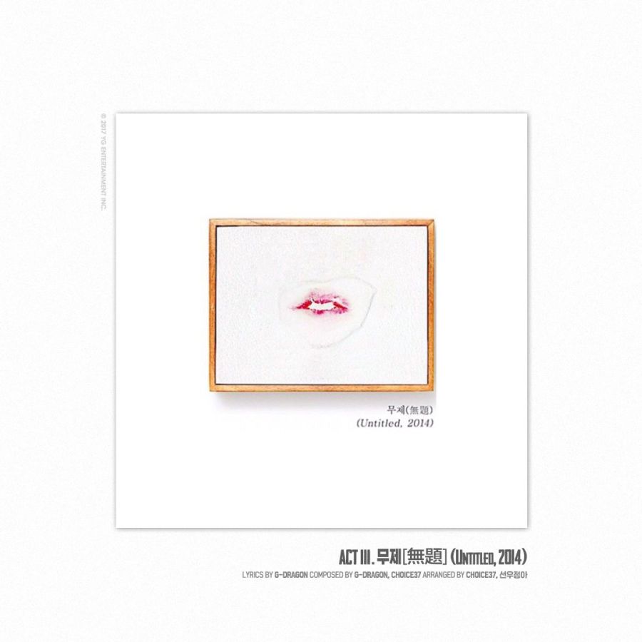 [Mise à jour] G-Dragon publie une liste de chansons et des images de couverture pour son prochain album 