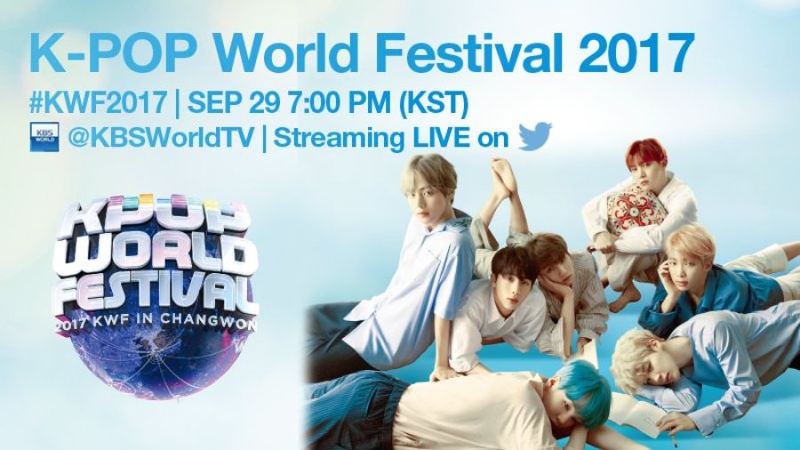 BTS, TWICE, Ailee et plus se produiront au K-Pop World Festival 2017, retransmis en direct sur Twitter