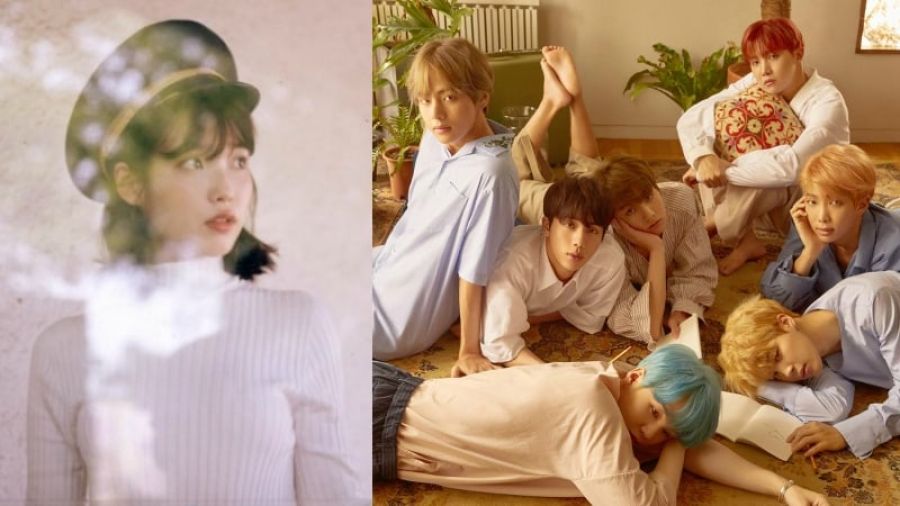 IU et BTS mènent les listes en temps réel avec leurs nouveaux singles