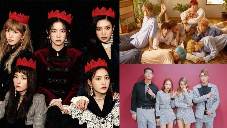 Red Velvet, BTS et KARD occupent une place dans le Top 5 de la liste 