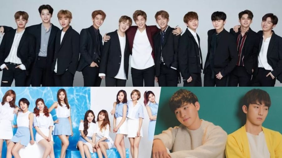 Wanna One, TWICE et MeloMance mènent les listes hebdomadaires de Gaon