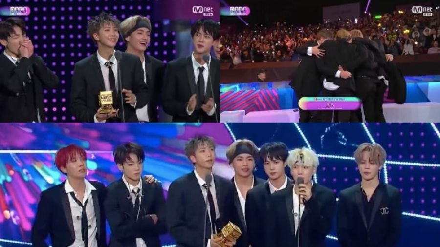 BTS remporte le prix de l'artiste de l'année pour la deuxième année consécutive aux Mnet Asian Music Awards 2017 (MAMA)