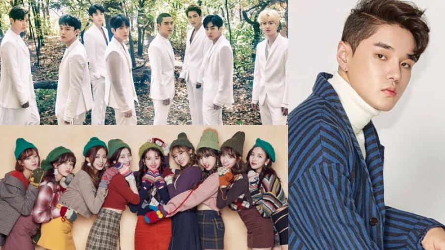 EXO, TWICE, Dean et plus de tête le graphique Gaon hebdomadaire