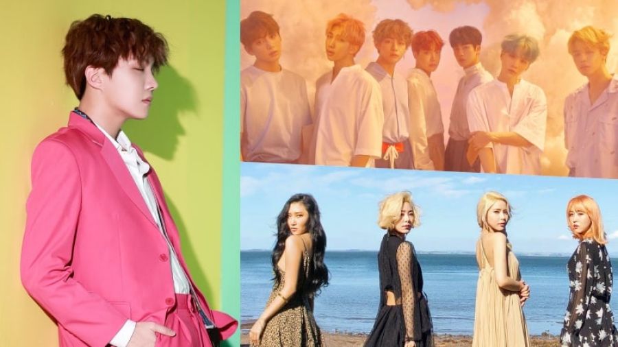 J-Hope, BTS et MAMAMOO sont positionnés dans la liste des albums de Billboard world