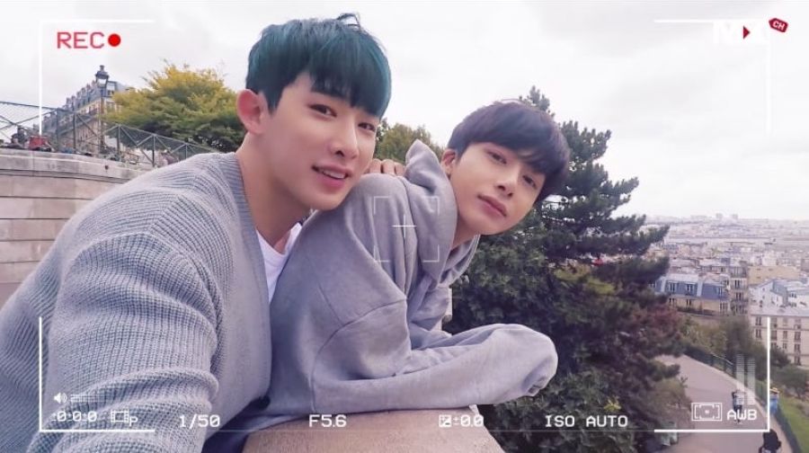 Wonho et Hyungwon de MONSTA X se promènent dans Paris en spéciale MV pour 