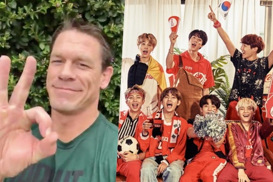 John Cena répond en coréen à l'appel du BTS en déclarant avec amour qu'il est une ARMÉE