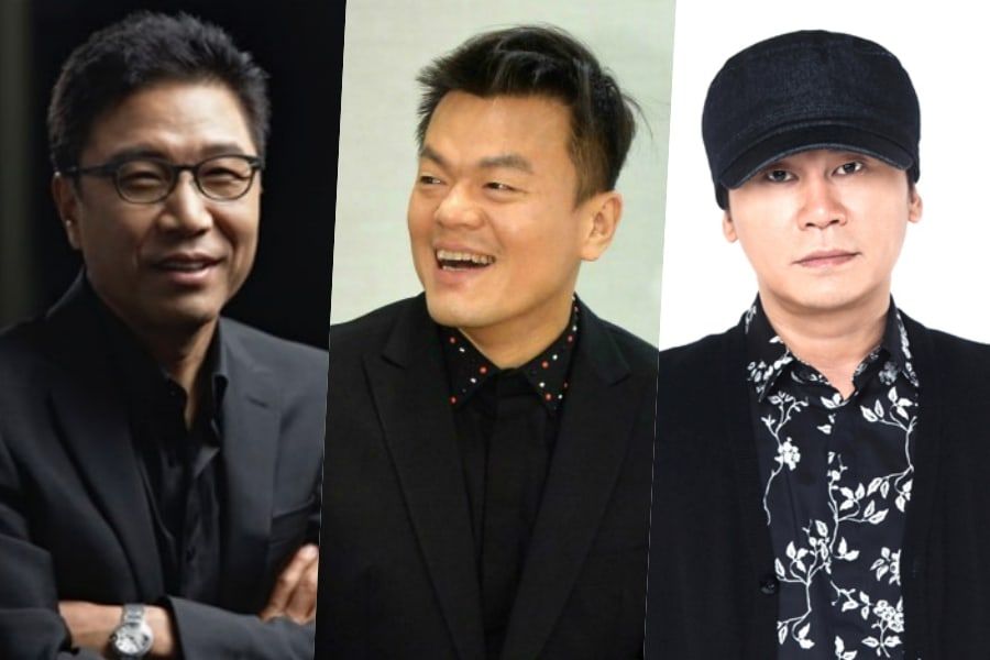 Les valeurs boursières des sociétés Lee Soo Man, Park Jin Young et Yang Hyun Suk continuent d'afficher de solides performances