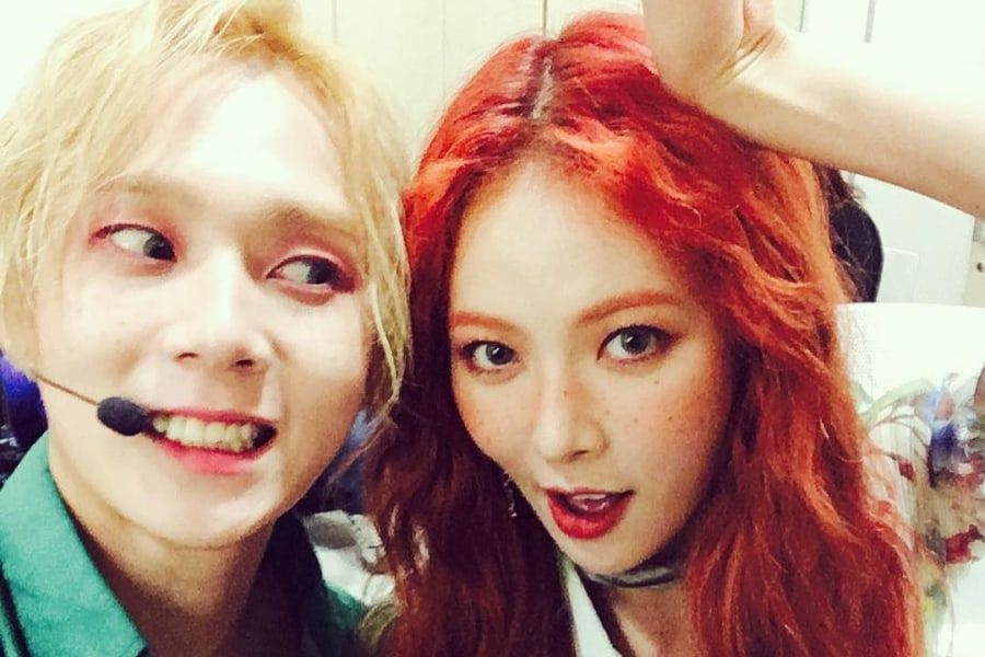 HyunA écrit un message sincère au sujet de sa relation avec E'Dawn of PENTAGON