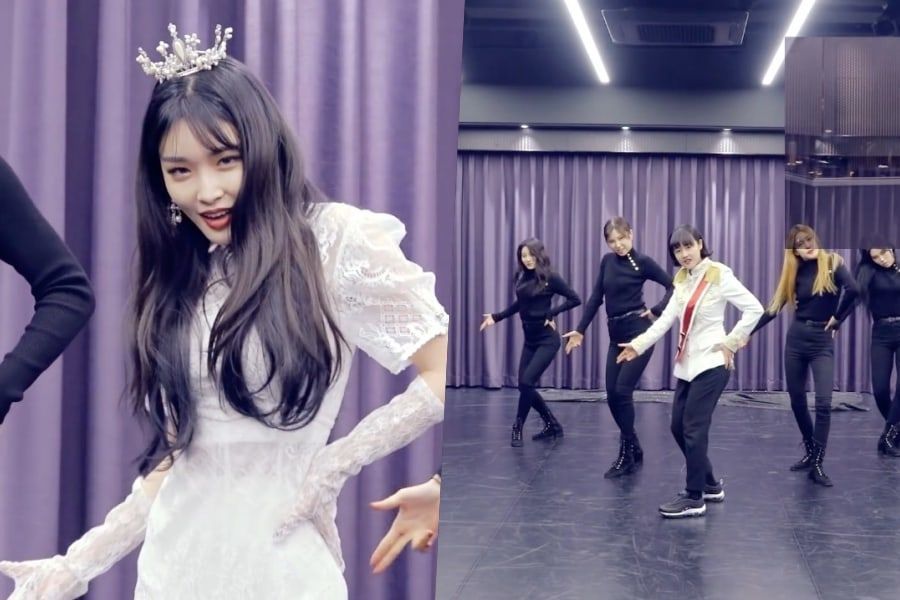 Chungha célèbre ses victoires dans des programmes de musique avec une présentation de Cendrillon +, son manager rejoignant le plaisir en faisant une reprise de 