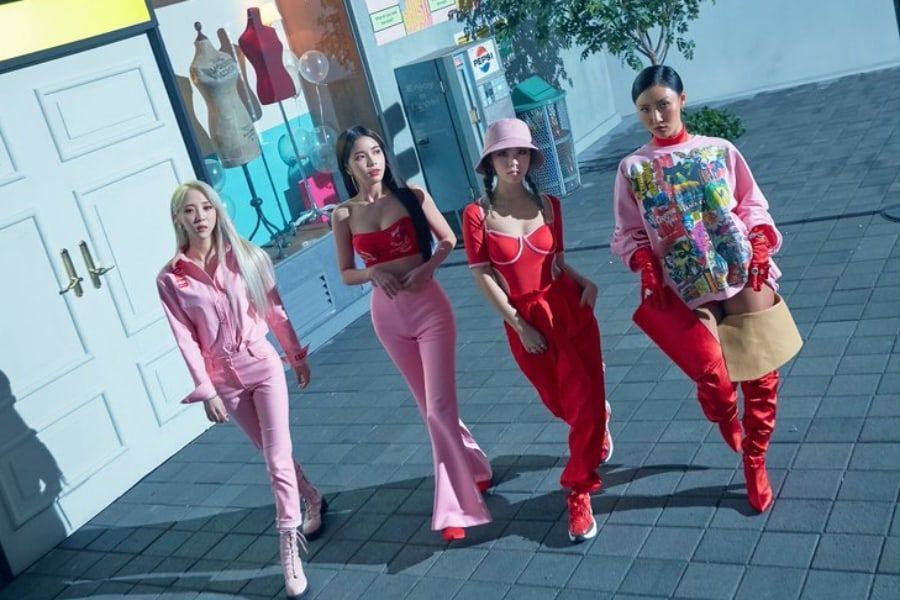 MAMAMOO en tête des charts en temps réel avec 