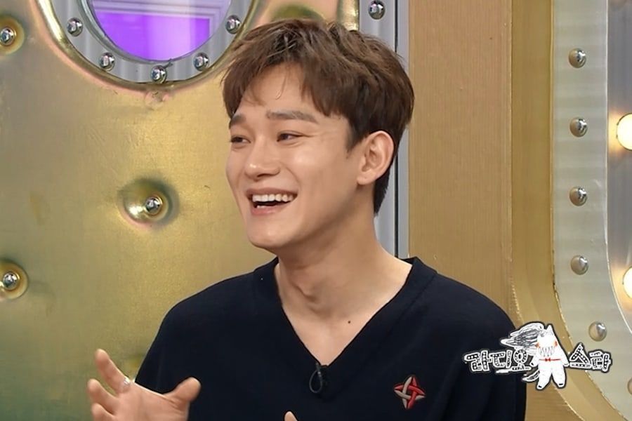 EXO Chen parle d’être impressionné par Seungkwan de SEVENTEEN + Raconte l’histoire de la manière dont il s’est retrouvé dans la diffusion en direct de MONSTA X