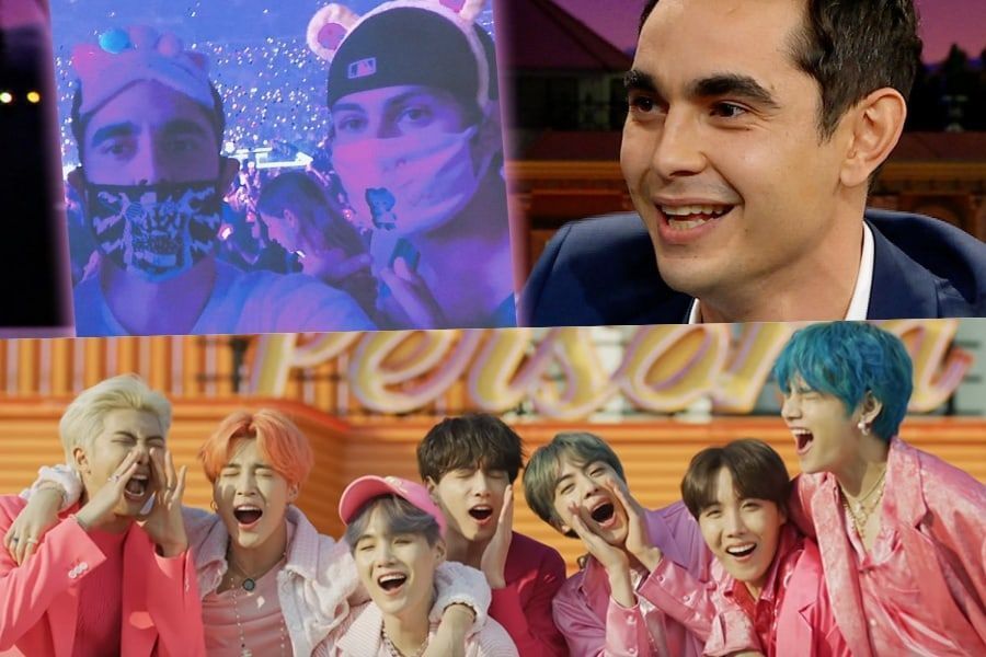 Max Minghella n'arrête pas de parler de son expérience au concert du BTS avec Dylan O'Brien, il nomme ses membres préférés