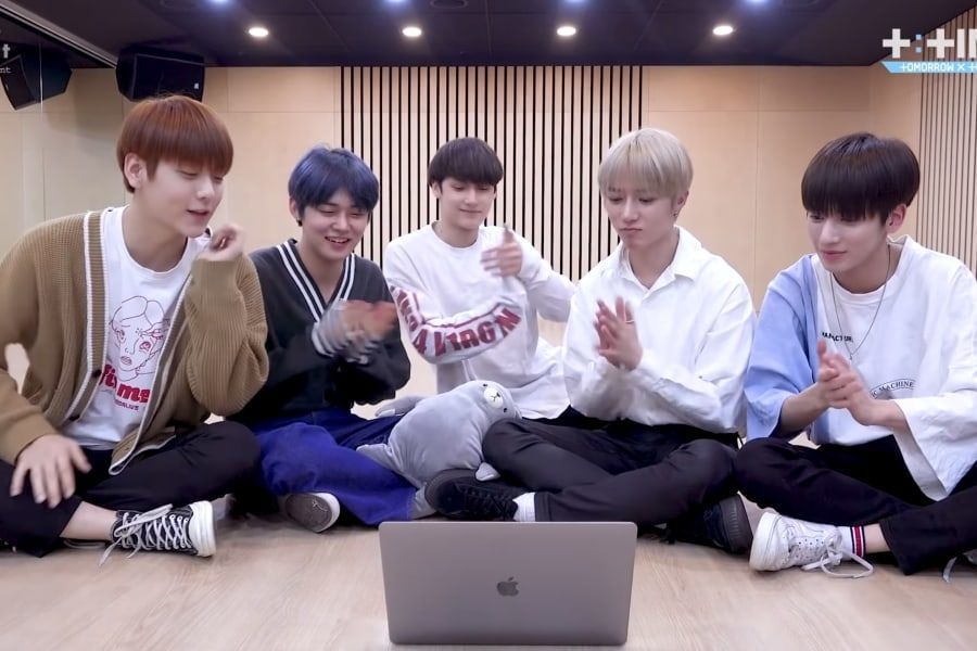 TXT réagit de manière adorable à son clip 