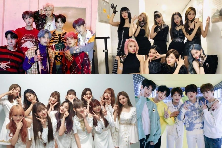 BTS, TWICE, IZ * ONE, TXT et d'autres se produisent au 