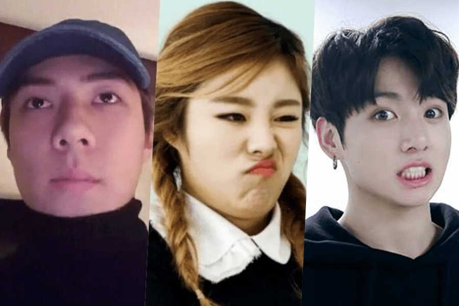 15 idoles K-Pop dont les expressions faciales sont des mèmes d'or