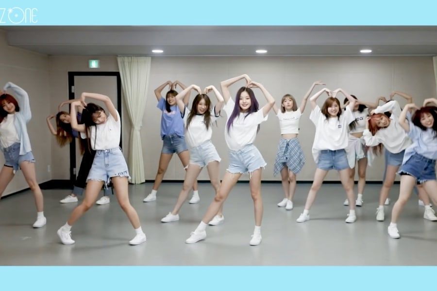 IZ * ONE dévoile une nouvelle vidéo de pratique explosive pour 