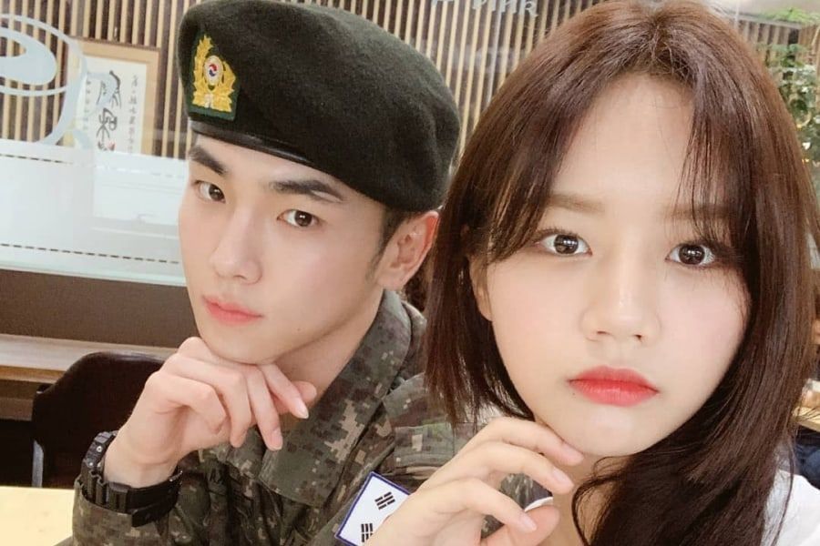 Hyeri de Girl's Day et le parc Na Rae rendent visite à Key de SHINee dans l'armée