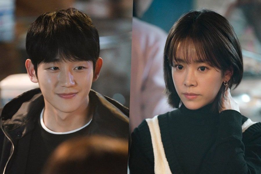 Jung Hae In n'arrête pas de regarder Han Ji Min dans 