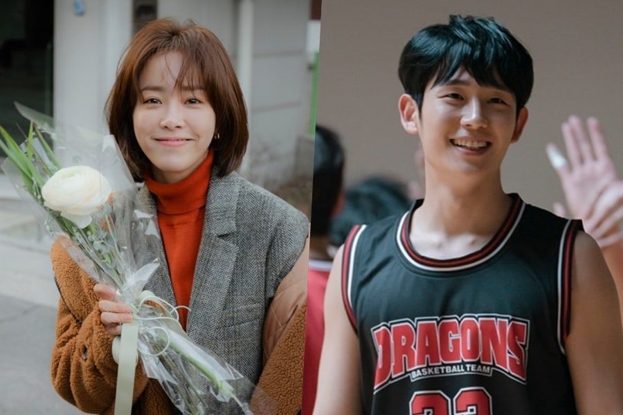 Les sourires et le dévouement de Han Ji Min et de Jung Hae In apportent de la chaleur au set 