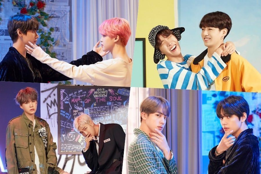 BTS fait preuve de créativité dans de jolis portraits de famille pour 