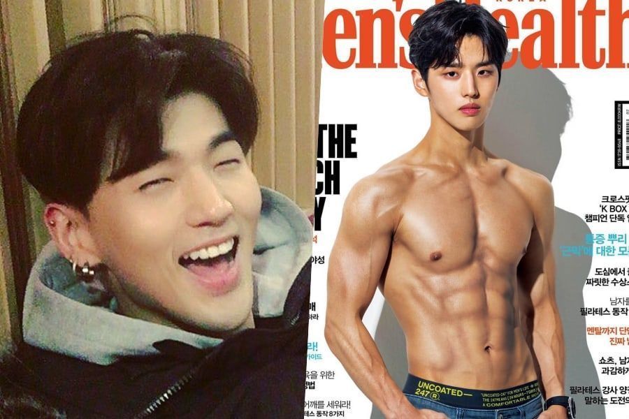 KARD BM s'amuse beaucoup avec la couverture de Hongseok de PENTAGON dans Men's Health