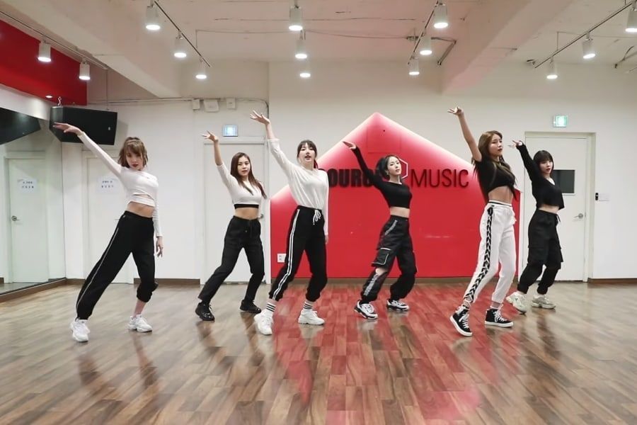 GFRIEND est en feu dans une nouvelle vidéo de pratique de danse pour 