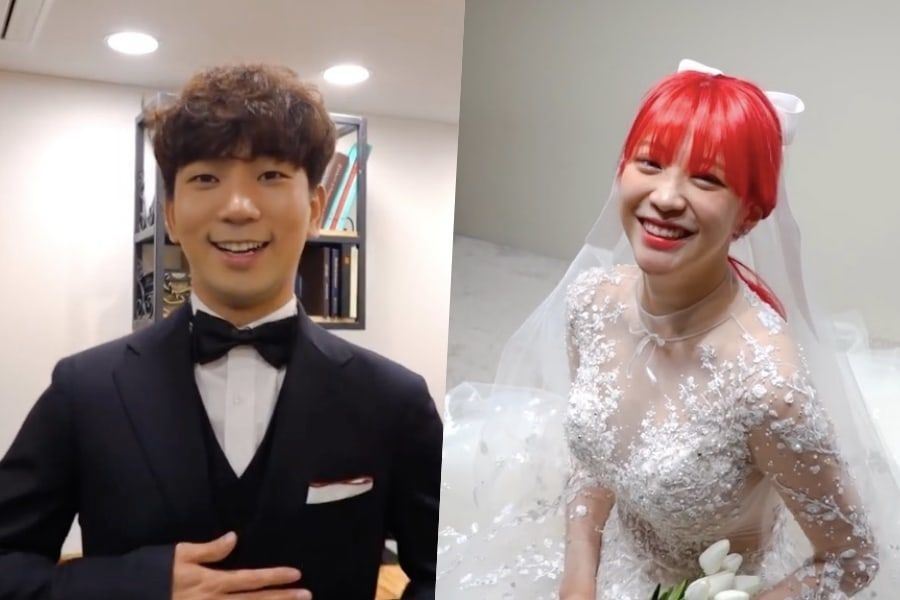 GO of MBLAQ et Choi Ye Seoul achètent leur robe de mariée et leur robe