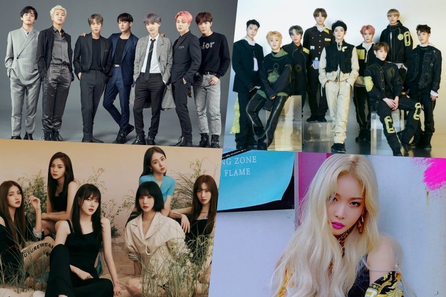 BTS, NCT 127, GFRIEND, Chungha et d'autres occupent des positions élevées dans la liste des albums mondiaux de Billboard