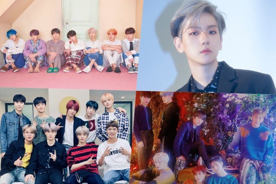 BTS, Baekhyun, NCT 127, MONSTA X et EXO au premier rang des albums mondiaux Billboard