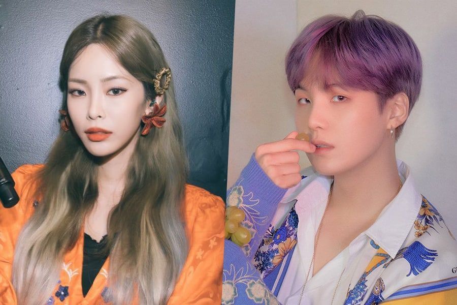 Heize parle de travailler avec BTS Suga et de prendre la première place dans un programme de musique