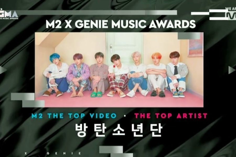 BTS remporte 2 Daesangs aux M2 X Genie Music Awards 2019, soit 6 trophées au total