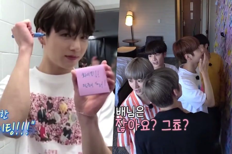 Jungkook de BTS encourage TXT avec une surprise émouvante