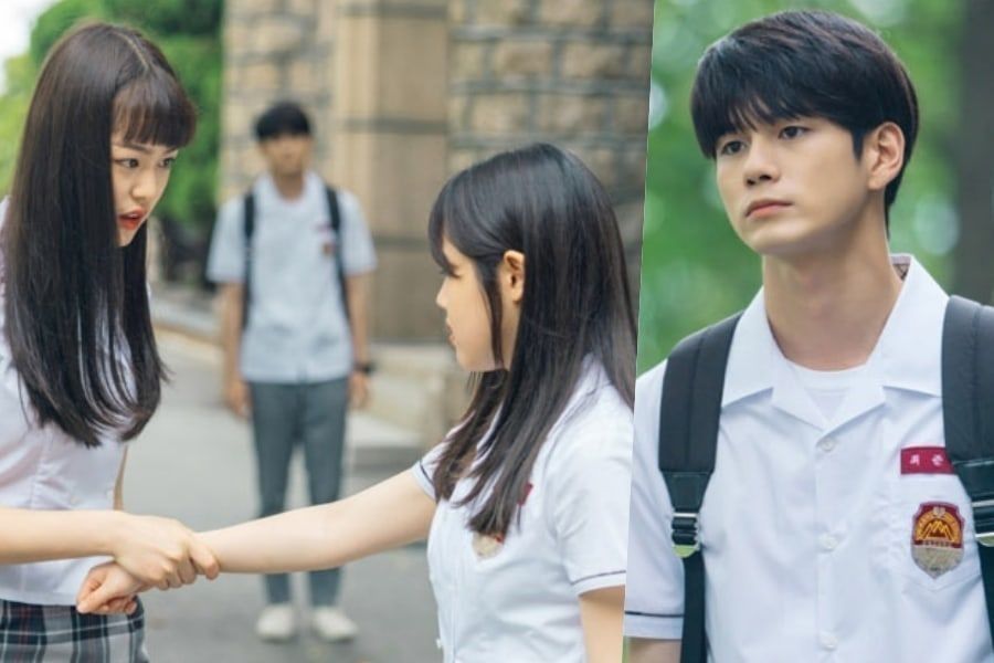 Ong Seong Wu surprend Kim Hyang Gi et Han Sung Min dans une situation tendue dans «Moments of 18»