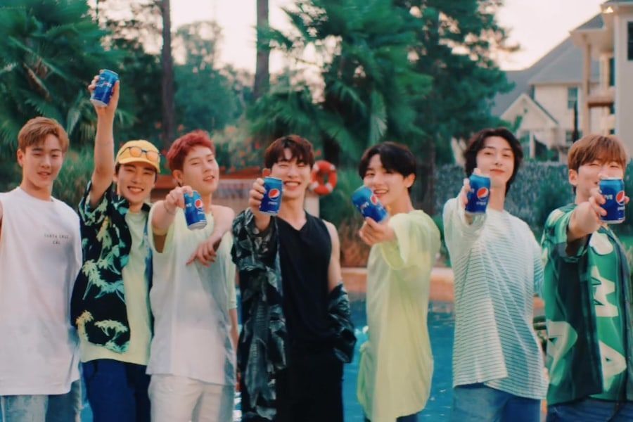 MONSTA X chante la version coréenne de «Pepsi For Love Love» sur MV Summer