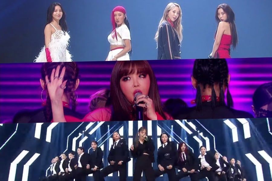 MAMAMOO, Park Bom et AOA commencent la bataille des couvertures avec d'intenses présentations en «Queendom»