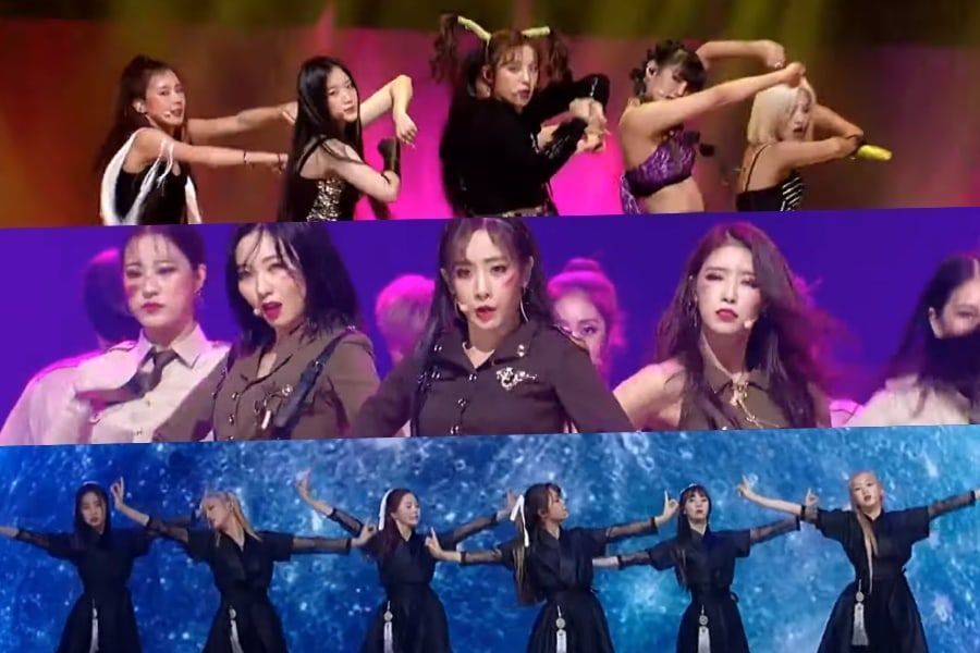 (G) I-DLE, Lovelyz et Oh My Girl s’émerveillent de leurs puissantes performances dans «Queendom»