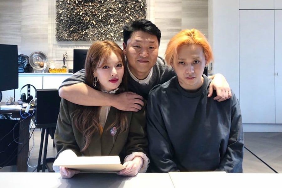 PSY parle de la relation entre HyunA et Hyojong + Leurs prochaines sorties en solo