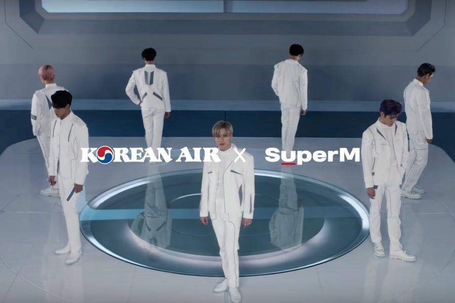 SuperM et Korean Air annoncent leur collaboration avec un teaser passionnant