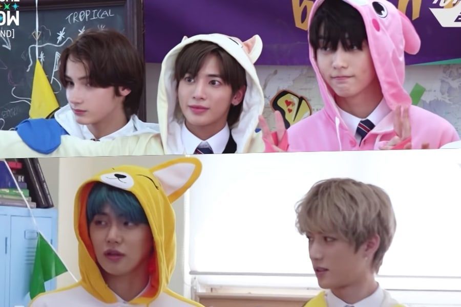 TXT essaie de deviner des chansons K-Pop à travers des charades d'animaux dans un clip amusant dans les coulisses