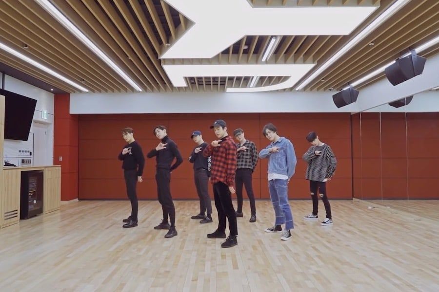 GOT7 montre l'impressionnante chorégraphie de «You Calling My Name» dans une vidéo de pratique de la danse