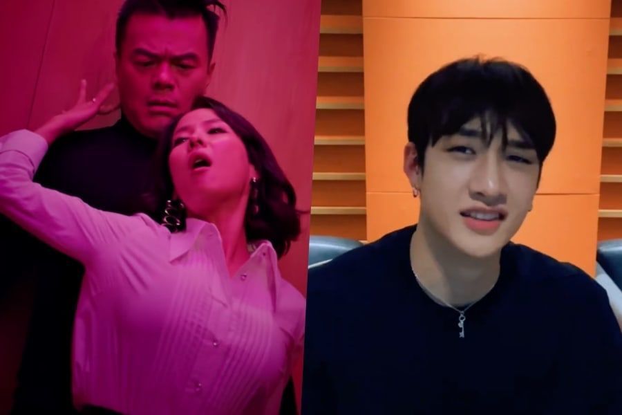 Bang Chan de Stray Kids réagit au nouveau MV de Park Jin Young et reçoit une réponse amusante de sa part