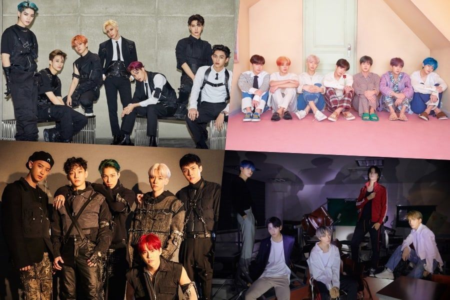 SuperM, BTS, EXO, TXT et MONSTA X occupent une place de choix dans la liste des albums mondiaux Billboard