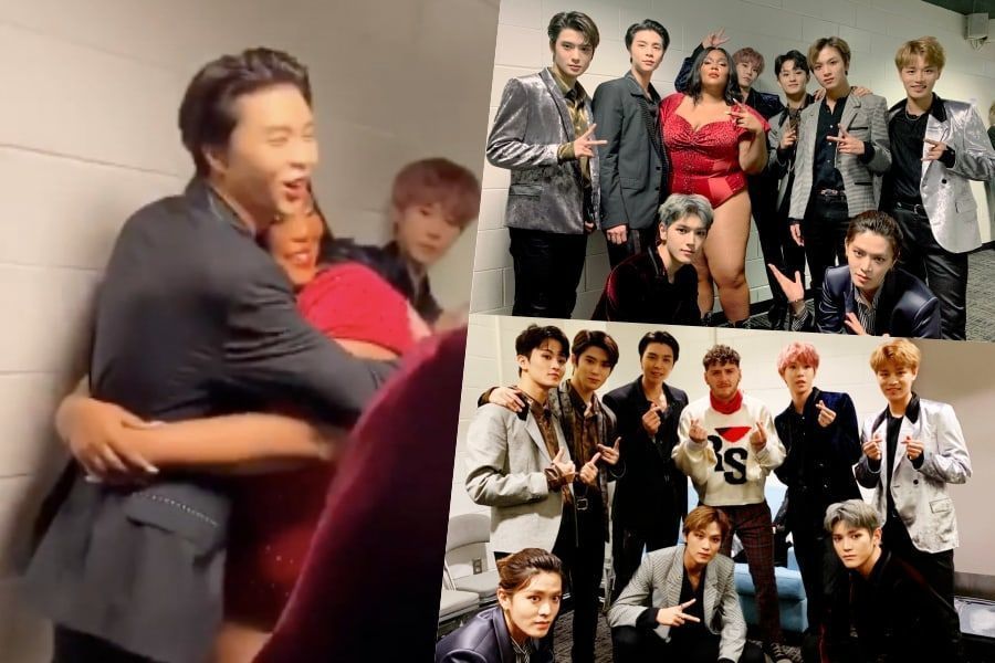 NCT 127 rencontre Lizzo et Bazzi à Poptopia en Californie