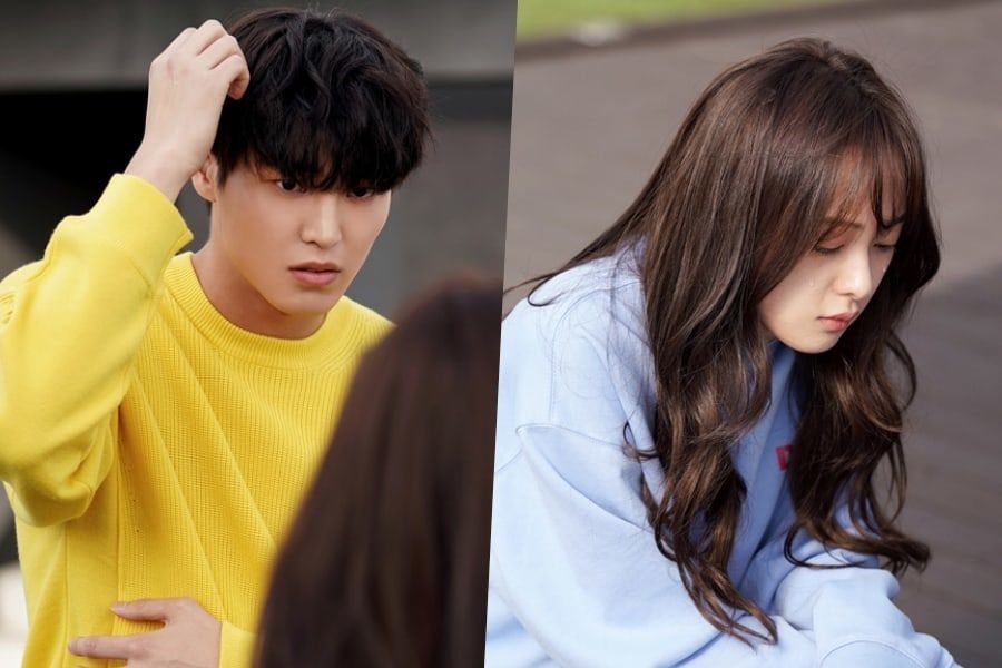 Lee Tae Hwan tente de réconforter une Kim Bo Ra excitée dans le prochain drame 