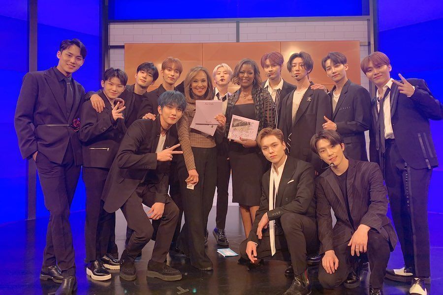 SEVENTEEN fait sa première apparition sur 