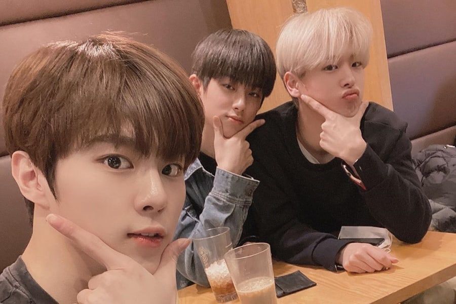 Kim Woo Seok d'UP10TION rencontre Choi Byung Chan de VICTON + Kim Min Kyu