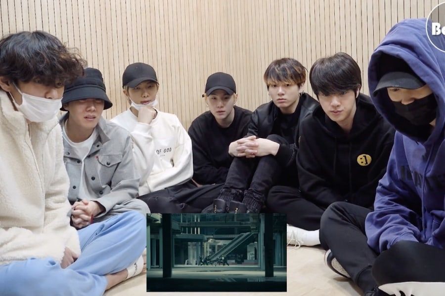 BTS réagit à sa propre vidéo d'art 