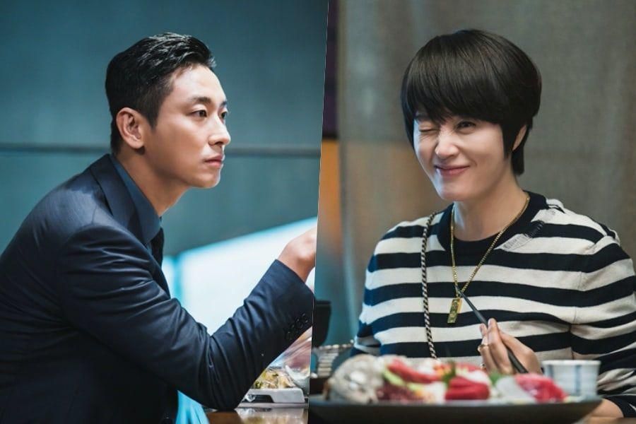 Kim Hye Soo et Joo Ji Hoon jouent à des jeux d'esprit dans 